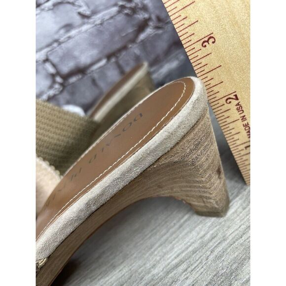 Donald J. Pliner Fenda Beige Tan Elastic Pointed Heel Mules Women Sz 9M US/40EU - Picture 9 of 16